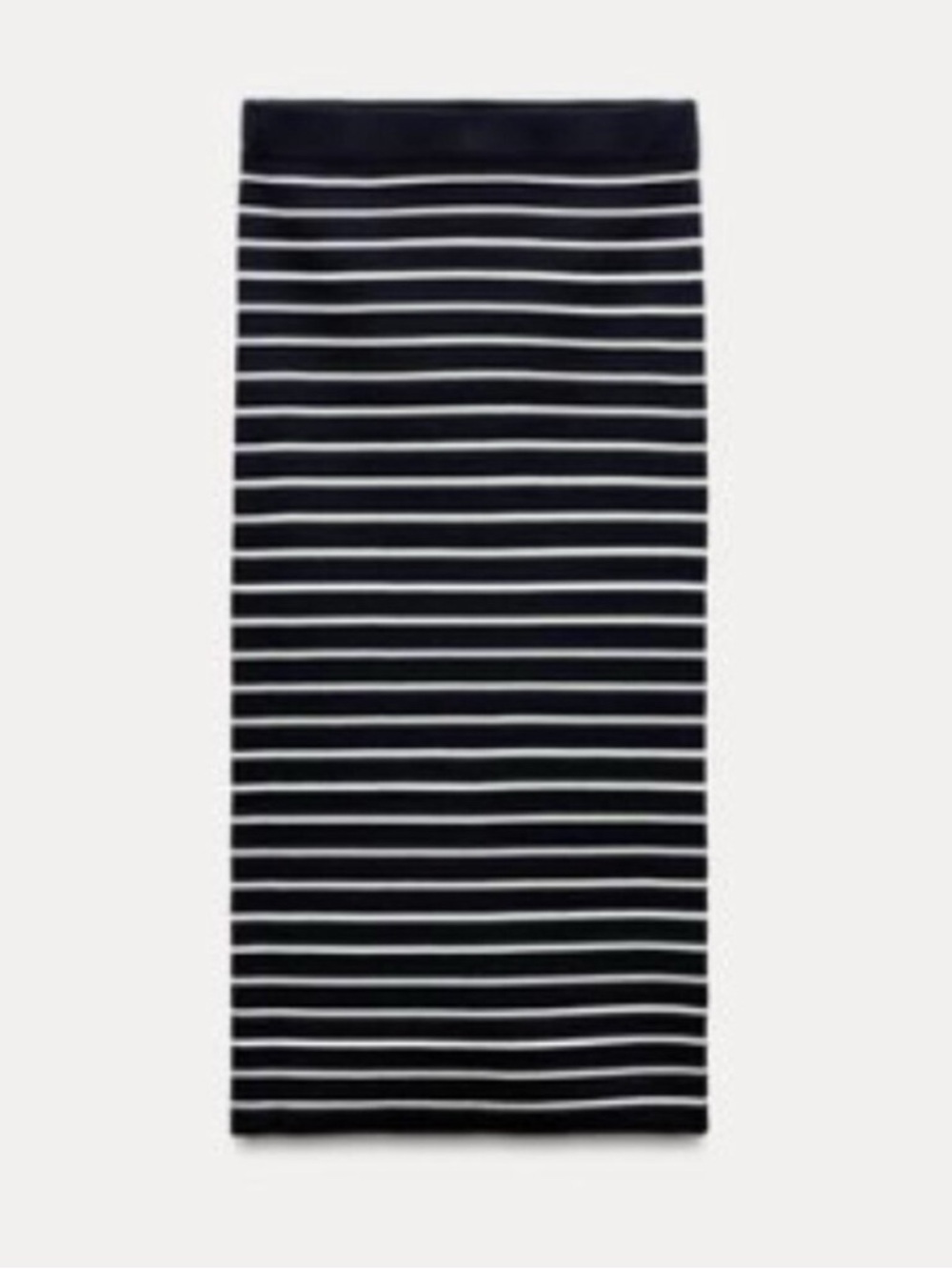 Zara Navy and White Striped Button Cardigan with matching skirt set - Picture 6 of 7